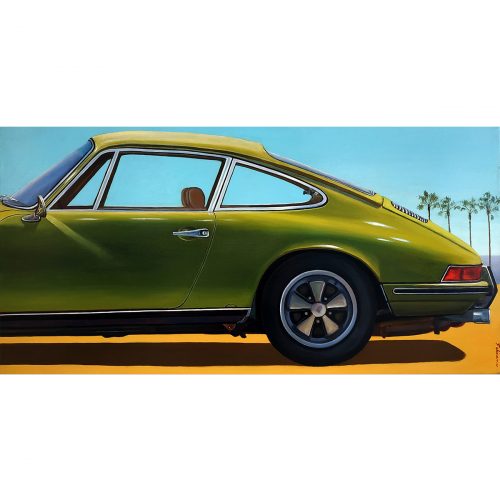 Fabriano Porsche 911 20S coupé Painting on canvas
