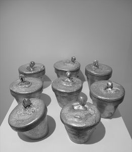 Marcus Egli - Sculpture en Aluminium - Pot