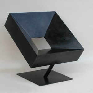 Stéphane Ducatteau Fauteuil cadre - Seat in weathered steel