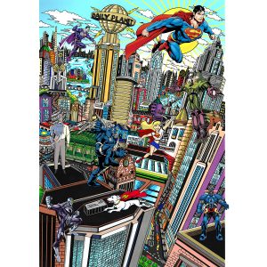 Charles Fazzino Sérigraphie en 3D Superman