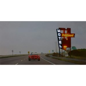 JOAN LONGAS Foggy dreams of you 50x100cm Huile sur toile 2025