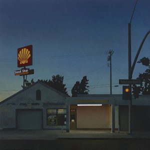 JOAN LONGAS Lost in the dark 68x68cm Huile sur toile 2025