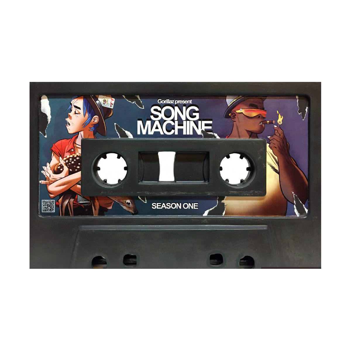 michael viviani gorillaz song machine 18.5x29x2.5cm technique mixte sur resine edition de 81