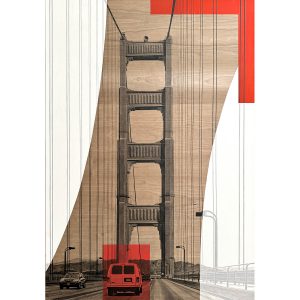 LAURENT MINGUET On the Golden gate 122x85cm