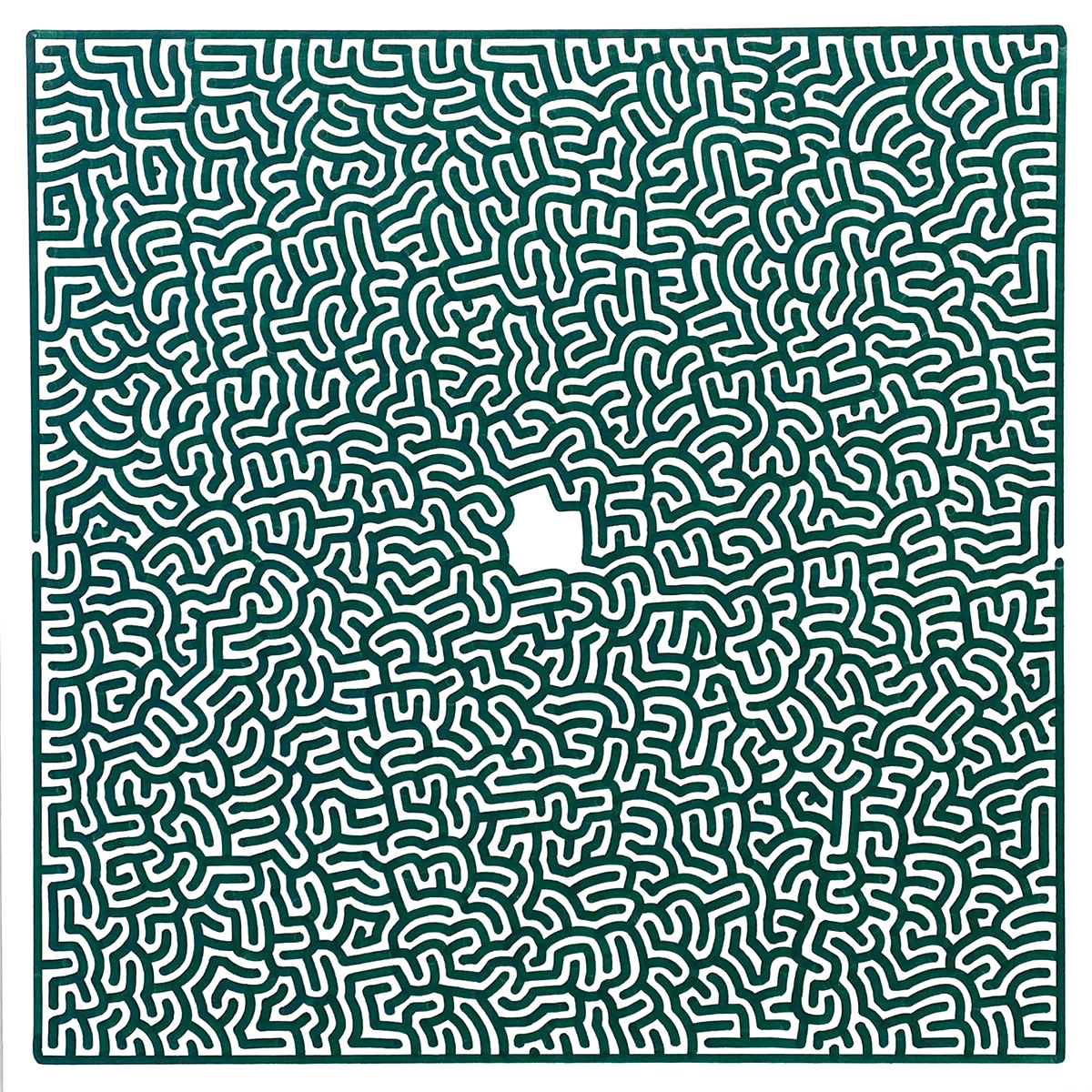 WITTOCK Door 50x50cm acrylique sur toile bd